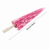 Women Handmade Umbrella Windproof Chinese Classical Dance Umbrella(Pink)