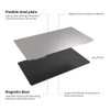 Cama flexible magnética de resina 3D con placa de acero