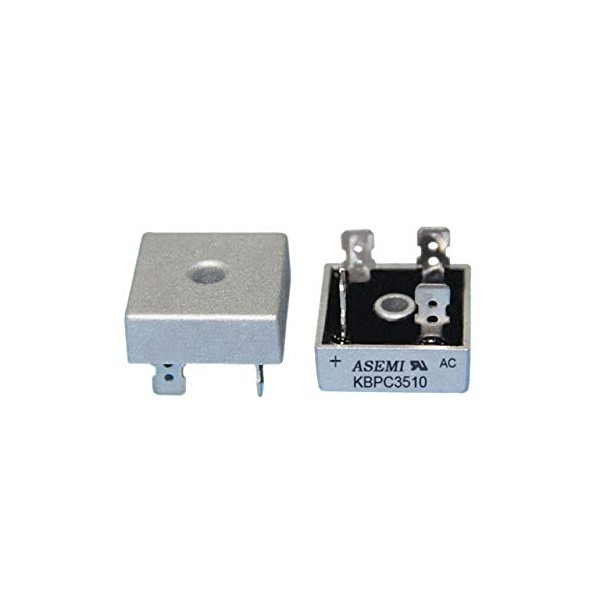 (Pack of 2) KBPC3510 ASEMI 1000v 35amp Metal Case Rectifier