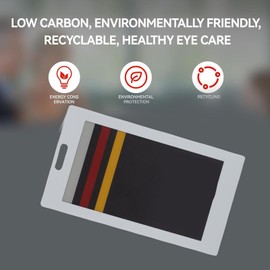 Generic E Ink Smart Badge Holder, 3.7in NFC Electronic Paper Editable Smart ID Badge Holder with Lanyard, NFC and Bluetooth, E Paper Screen, Employee Student Badge