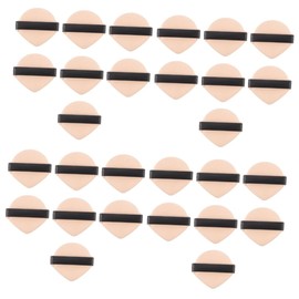 FRCOLOR 28pcs Dual-sided Non Makeup Sponges for Wet and Dry Powder Foundation Blending Applicators for Concealer Blusher and Highlighter Skin-friendly and Travel-friendly