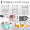 Nostalgia Retro Electric Large Hard-Boiled Egg Cooker, 7 Capacity, Poached,