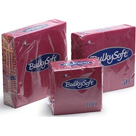 Burgundy Luncheon Napkins 33x33cms 2 Ply - Pack of 100