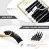 Easy Fan Lashes Quewel Russian Volume Lash Extensions 0.05 C