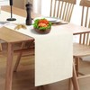 Rinpon Waterproof Wipeable Table Runner, Thick Farmhouse Table Runner, Dresser
