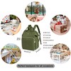 Leudes Knitting Bag Backpack, Yarn Storage Organizer Large Crochet Bag