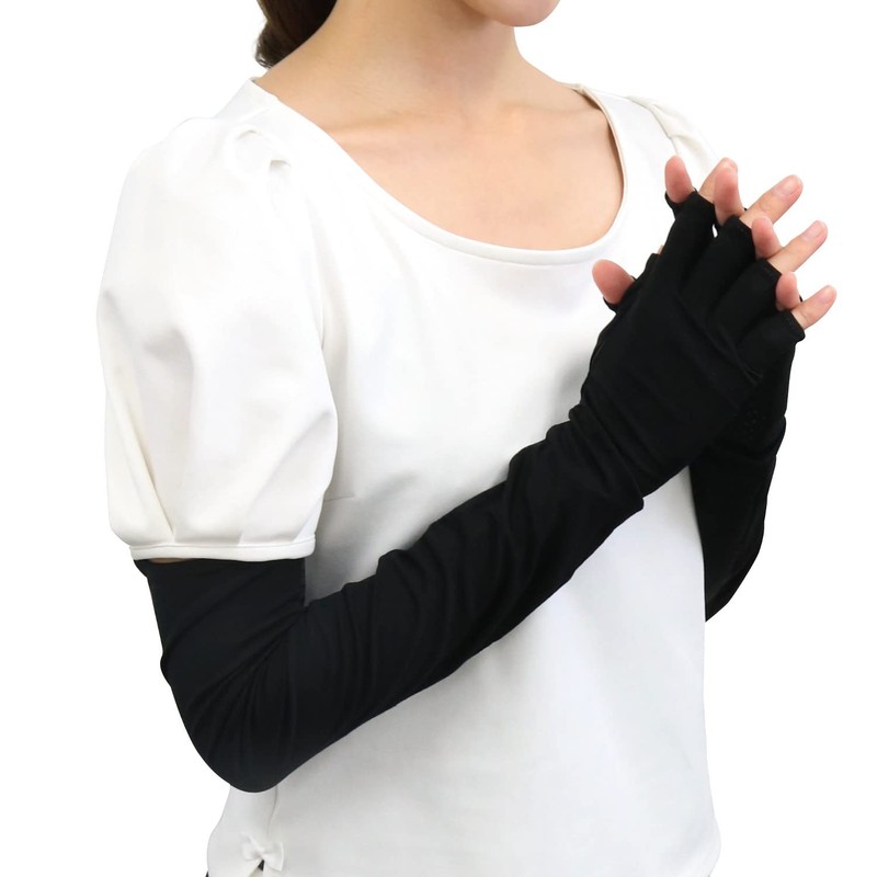 Trade One Cool Finger Fit Gloves, Black