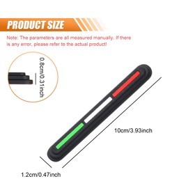 4PCS Car Door Edge Guards, Anti-Scratch Anti Collision Car Door Protector Bumper Guard Trim Sticker, Universal Self Adhesive Rearview Mirror Protective Strip Auto Exterior Accessory (Red/White/Green)