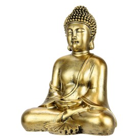 Buddha Figurine Meditating Sitting Statue Figures Sculpture Bust Statue Ornament Buddha Figure Feng Shui Decoration Garden Terraces Balcony Decoration Buddha Statue Home Accessory Buddha Sculpture