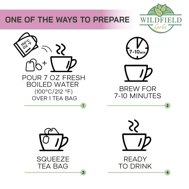 20 Bags Dried Centaury Herb Tea (Centaurii Herba) - 20