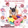 10 Pcs Squeaky Dog Toys,Soft Plush Pet Toy Set Dog