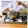Operitacx 10Pcs Gas Stove Burner Liners Thickened Aluminum Foil Protectors