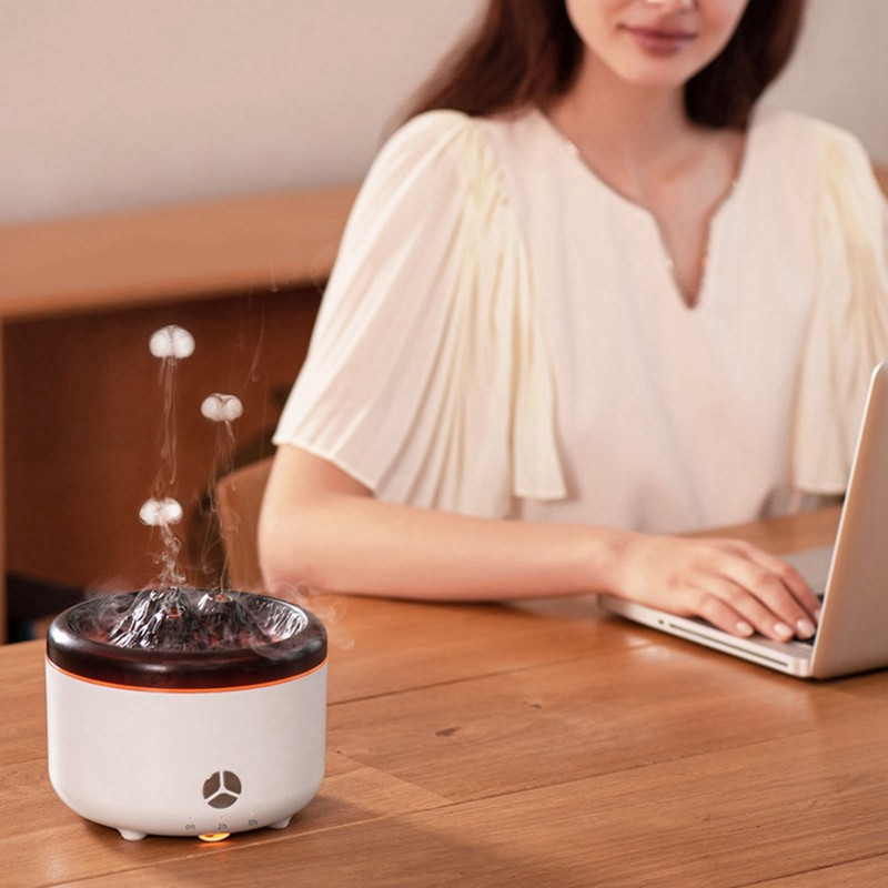 Flame Essential Oil Diffuser 500ml Aroma Diffuser Aromatherapy Diffuser Mist