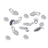 SEWACC 60 Pcs Earring Bails Pendants Glue on Bails DIY