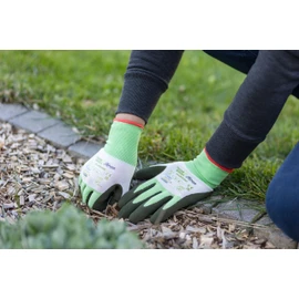 Keron ThinkGreen Allround Gloves Latex Foam Size 7/S Green/White
