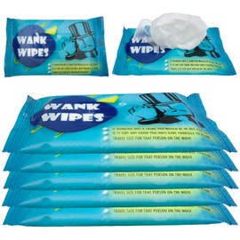 Wank Wipes Tissue Prank Xmas Gift Idea Present for Him Husband Boyfriend Men Man Size Teenager Unusual Prank April Fools Secret Santa 40th 50th 60th 21st Birthday Rude Ladies Her Boss Novelty