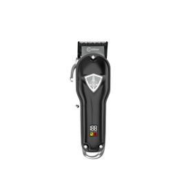 Caliber .44 Magnum FMJ Cordless Clipper Kit - Professional Mens Clippers for Hair, Beard and Mustache - Rechargeable Grooming Electric Razor – Bundled with Caliber No Slip Clipper Grips