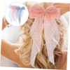 Vaguelly 3pcs Long Tail Bow Hair Clips for Women and