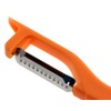 Suncraft FC-117 Freshly Shaped Kinpira Peeler, Made in Japan, Orange