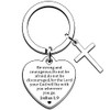 AMZQ Christian Gifts Inspirational Bible Verse Keyring Be Strong and
