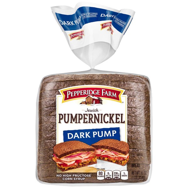 Pepperidge Farm Dark Pump Bread - Pumpernickel-2pack