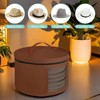 Hat Box,Hat Storage Box,Stackable Round Brim Hats Organizer Bag Container
