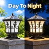 3-Color Adjustable Waterproof Solar Lamp with Remote – Outdoor Garden,