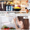 2 Pack Egg Holder, Fridge Storage Containers, Egg Storage for