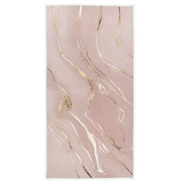 Rose Pink Hand Bath Towel Marble Golden Glittery Fingertip Towel Tie Dye Kitchen Bathroom Towel Set Highly Absorbent SPA Gym Guest towels 16x30 Inch