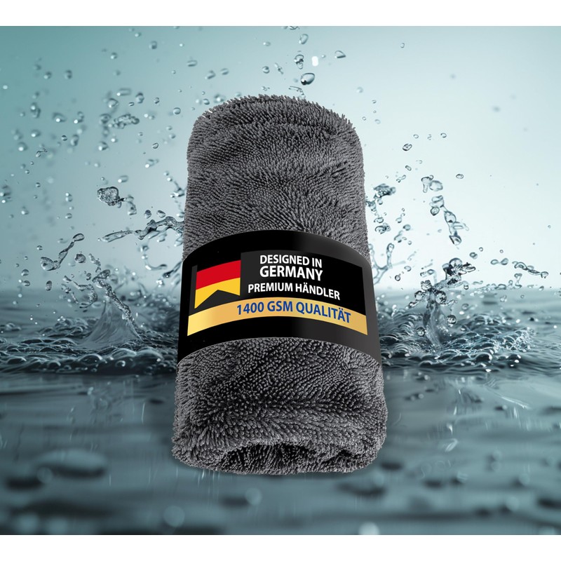Kemes Microfibre Cloths Car XXL Ultra Absorbent with 1400 GSM