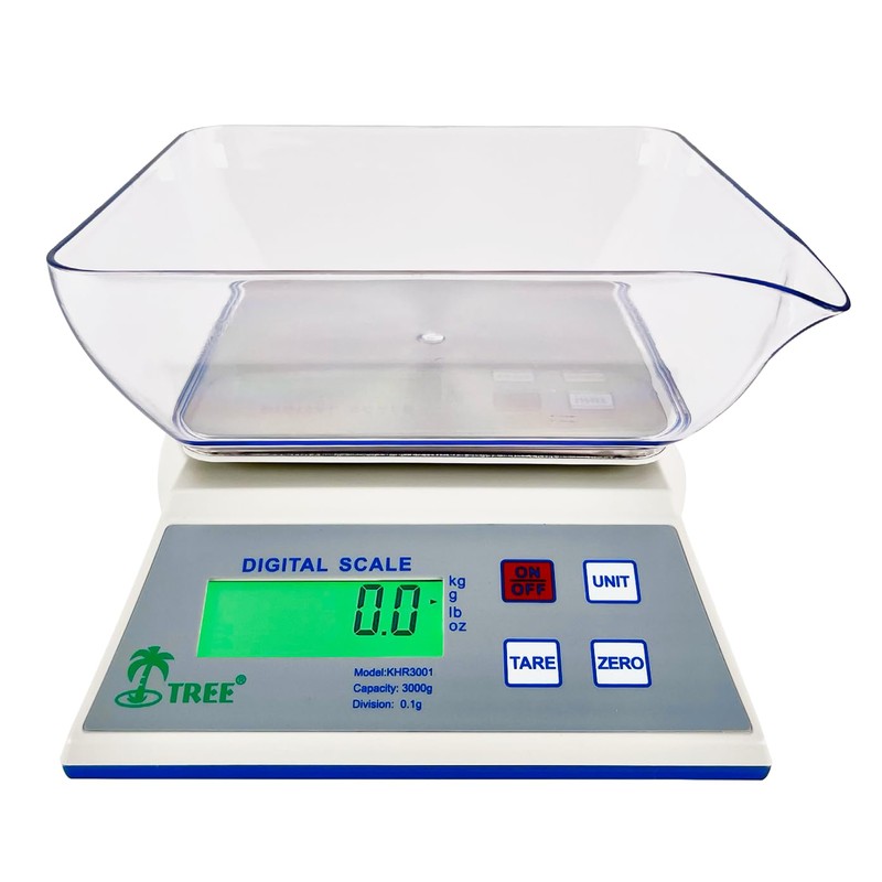 Tree KHR502 High Resolution Kitchen Scale - 500g Capacity, 0.1g