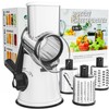 Cambom Rotary Cheese Grater Hand Crank Cheese Shredder for Fresh