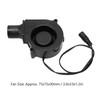 75x30mm Blower Fan Brushless 12V 0.38A Dual Ball Bearing High