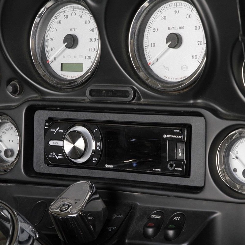 Enrock EHDRAB98-13 Harley Davidson Single-DIN Stereo Installation Kit Fits 1998-2013