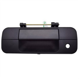 Lcyolada Tailgate Handle Assembly, Upgraded Metal - Compatible with 2007-2013 Toyota Tundra - Liftgate Latch Handle, Textured Black No Camera Hole - OEM 69090-0C040, 81213, TO1915113