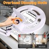 10X Magnifying Glass with Light and Stand, NUEYiO 2200 Lumens