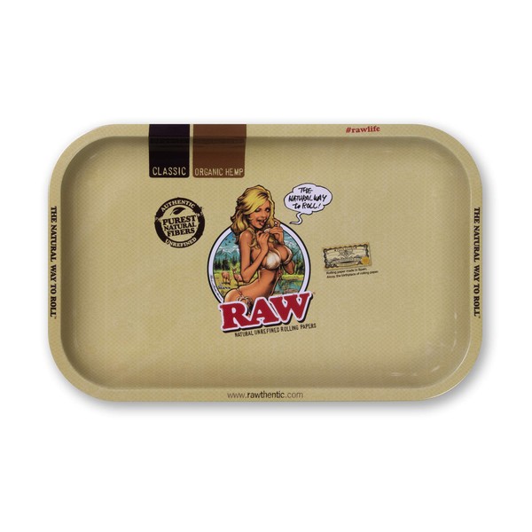 RAW Girl Rolling Tray | Size - Small | Designed by Famous Japanese Artist Rockin' Jelly Bean