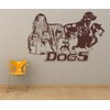 Vinyl Wall Decal Sticker Dogs OS_AA615s