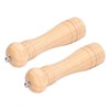 2pcs Wood Salt and Pepper Grinder Adjustable Coarseness Wooden Pepper