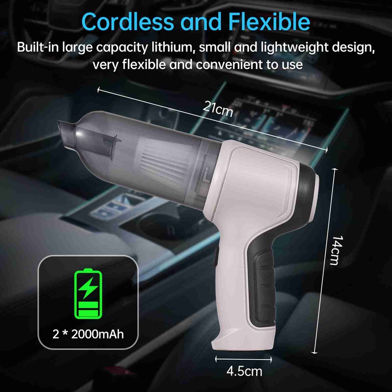 Car Vacuum Cleaner Suction and Blowing 20000PA Portable Handheld Car