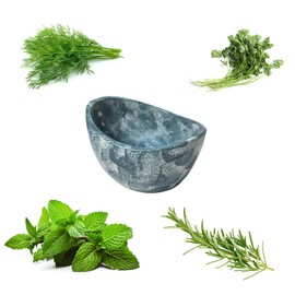 CDSHDZZ Herb Stripper Bowl，Small Handmade Herb Stripper Tool，Unique Ceramic Herb Stripper，with Different Hole Sizes for Separating Leaves and Stems，Suitable For Coriander, Rosemary, Etc (blue)