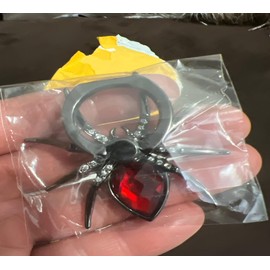 Spider Phone Ring Holder, Mobile Phone Grip Holder 360 Degree Rotatable Compatible with All Smartphones and Tablet (Red)