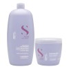 Shampoo + Mascarilla Alisadora Smooth Rebel Hair Alfaparf