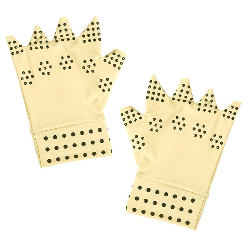 Healeved 2 Pairs Compression Gloves Magnetic Therapy Gloves for Hand