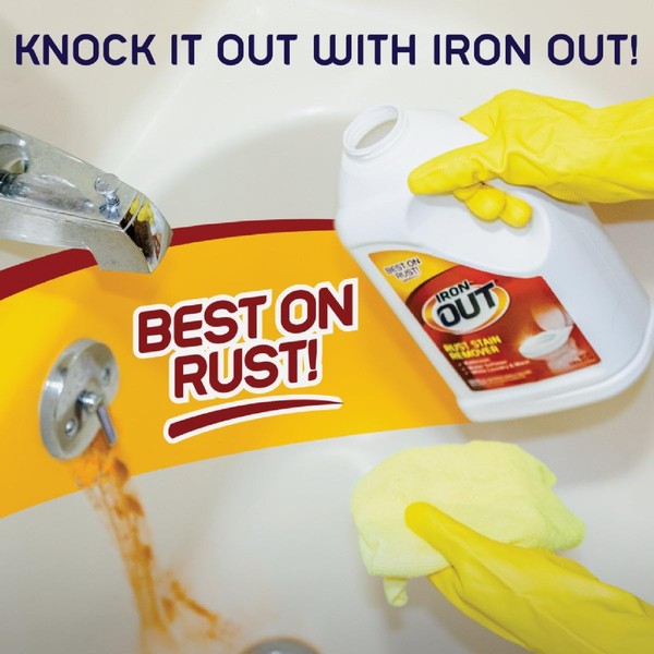 OUT Iron OUT Powder Rust Stain Remover, Remove and Prevent