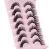 False Eyelashes Cat Eye Lashes Dramatic Fake Eyelashes Natural Look