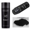 Polvo De Fibra Capilar Negro Cubre Raíz De Cabello Calvicie