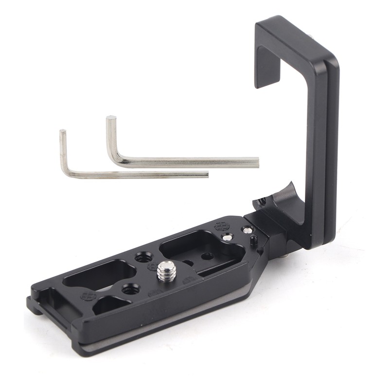 Aluminum Alloy Camera LShape Vertical Shooting Quick Release Plate for