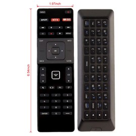 New XRT500 LED TV Remote Replacement with Keyboard fit for VIZIO TV M422I-B1 M492I-B2 M502I-B1 M552I-B2 M602I-B3 M652I-B2 M702I-B3 P502UI-B1 P502UI-B1E P552UI-B2 P602UI-B3 P702UI-B3 (Bk: 500-1)