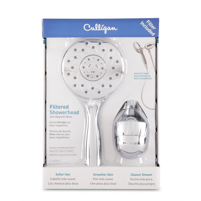 Culligan S-H200-C Hand-Held Showerhead with Magnetic Base and Filter, 10,000